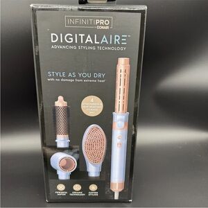InfinitiPRO by Conair DigitalAir 4-in-1 Hot Air Styler - Blue & Rose Gold